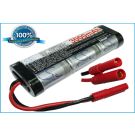 RC akku, Ni-MH 3000 7.2V Gold plug