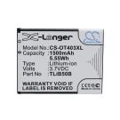 Alcatel One Touch S Pop, One Touch S Pop Dual, OT-4030 akku 1500mAh