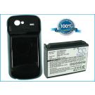 Samsung GT-I9020, GT-I9020T, Nexus S, Nexus S 4G yhteensopiva akku 2800 mAh laajennetulla takakannella