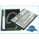 Samsung Galaxy R, Galaxy S II, Galaxy S2, Galaxy Z, GT-I9100, GT-I9103, Hercules, SHW-M250L yhteensopiva akku 1300 mAh 