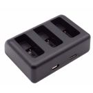 GoPro Hero 5 laturi - 3 akulle