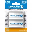 everActive Ni-MH Ladattava R20 / D Paristo 10000 mAh, 1,2V - 2 kpl pakkaus