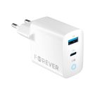 Forever TC-06-33AC PD QC laturi 1x USB-C 1x USB 33W