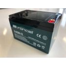 Ironcell 6-DZM-12 12V 12Ah lyijyhyytelö akku e-bike