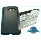 HTC Surround, 7 Surround, T8788, Mondrian, PD26100     Extended Battery with Back Cover yhteensopiva akku - 2400 mAh