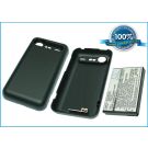 HTC Incredible S, Incredible S S710E, S710E, PG32130   Extended With Back Cover yhteensopia akku - 2400 mAh