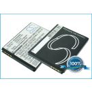 HTC Merge, Lexikon, ADR6325, Slider, PD42100, Mytouch 4G, Mytouch 4G HD, Thunderbolt, Thunderbolt 4G, ADR6400, Panache 4G, Emerald, Glacier, PD15100 yhteensopiva akku - 1150 mAh