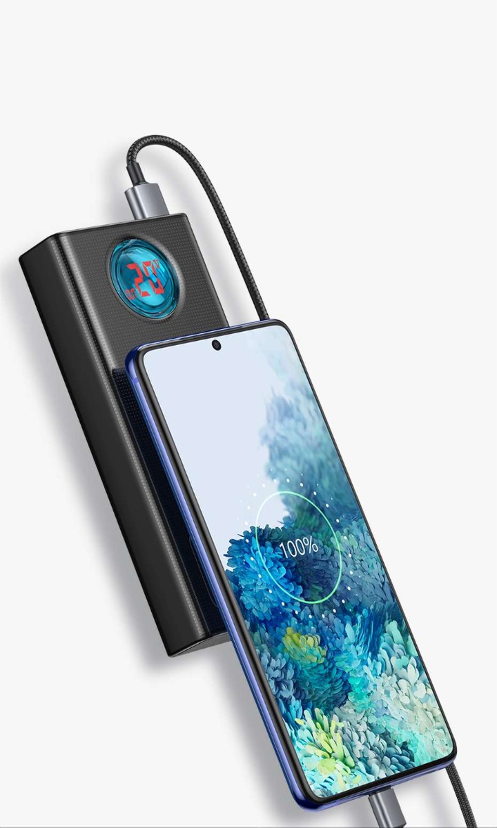 Digitaalinen näyttö Baseus Amblight 65W musta